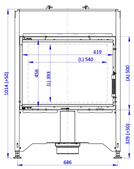 ROMOTOP DYNAMIC B2G 66.50.01N - zadné prikladanie a dvojité presklenie DB2M 01N