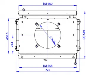 ROMOTOP DYNAMIC B2G 66.50.01N - zadné prikladanie a dvojité presklenie DB2M 01N