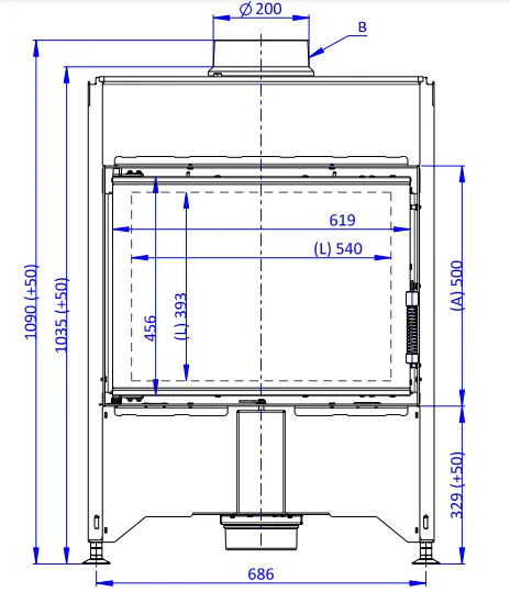 ROMOTOP DYNAMIC B2G 66.50.13N rovná s trojitým preskelním a zadným prikladaním DB2M 13N