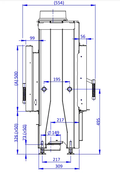ROMOTOP DYNAMIC B2G 66.50.13N rovná s trojitým preskelním a zadným prikladaním DB2M 13N