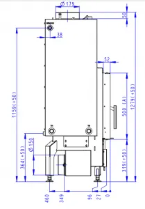 ROMOTOP DYNAMIC W 2G 66.50.01 - krbová vložka s teplovodným výmenníkom a dvojitým presklením DW2M 01