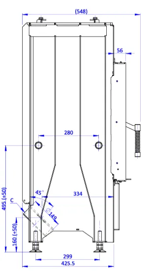 ROMOTOP DYNAMIC 2G 44.55.01N - rovná s dvojitým presklením D2L 01N