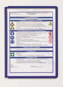 Durable Katalógový panel SHERPA A4 tmavomodrá