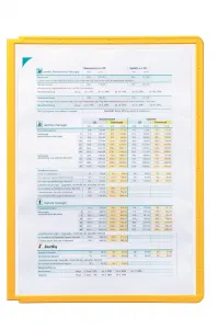 Durable Katalógový panel SHERPA A4 žltý