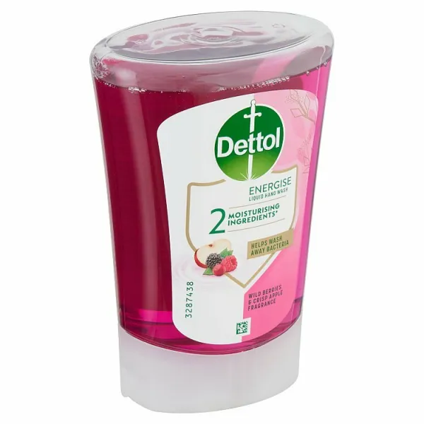 Dettol Energise Liquid Hand Wash Wild Berries & Crisp Apple náplň do bezdotykového dávkovača mydla 250 ml