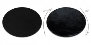 Koberec VISCO tmavosivý kruh