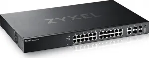 Zyxel XGS2220-30, L3 Access Switch, 24x1G RJ45 2x10mG RJ45, 4x10G SFP+ Uplink, incl. 1 yr NebulaFlex Pro