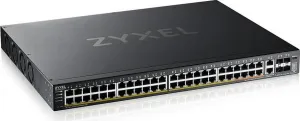 Zyxel XGS2220-54HP, L3 Access Switch, 600W PoE, 40xPoE+/10xPoE++, 48x1G RJ45 2x10mG RJ45, 4x10G SFP+ Uplink, incl. 1 yr