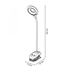 Lampa na písací stôl Luli