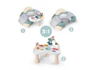 Smoby Detská sedačka s hracím stolíkom 3 v 1