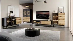 ArtLas Komoda TONG 150 2D3S | s LED osvetlením