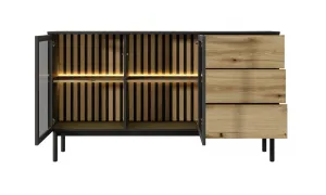 ArtLas Komoda TONG 150 2D3S | s LED osvetlením
