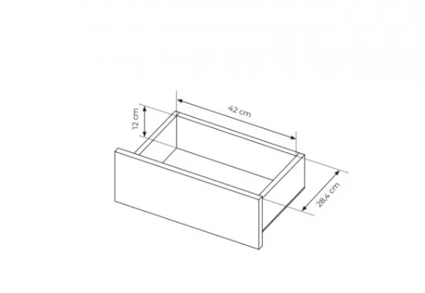 ArtLas Komoda TONG 150 2D3S | s LED osvetlením