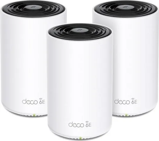 TP-Link Deco XE75 Pro(3-pack) WiFi6E Mesh (AXE5400,2,4GHz/5GHz/6GHz,1x2,5GbELAN/WAN,2xGbELAN)