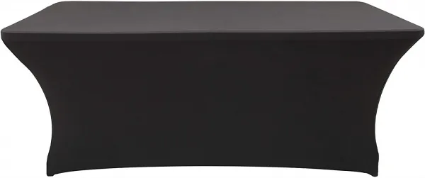 JAKS Návlek na cateringový stôl 180 x 75 cm čierny