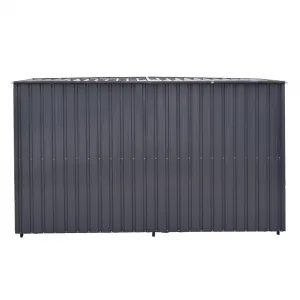 Voliéra pre psa, 259x125x148 cm, antracit, DOGNY TYP 3
