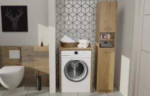 TP Living Kúpeľňová skrinka nad práčku Hudson dub artisan