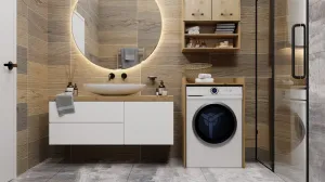 TP Living Kúpeľňová skrinka nad práčku Hudson dub artisan