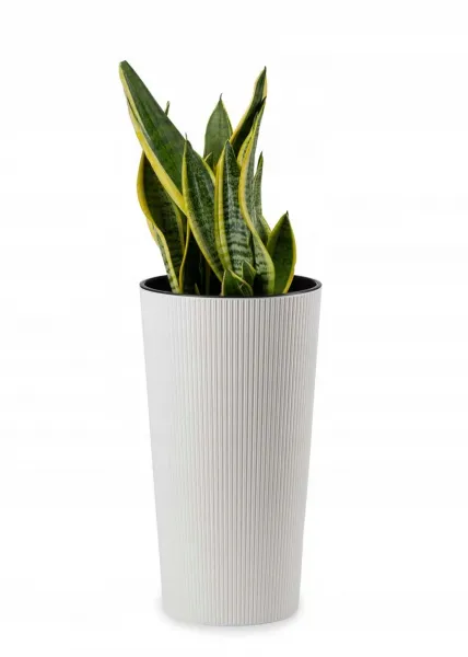 HowHomely Kvetináč URBANIKA ECO 57 cm biely