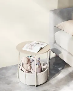 SONGMICS Príručný stolík Vasagle Moris béžový
