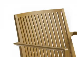 ArtRoja Záhradné kreslo BARS ARMCHAIR Farba: Čierna
