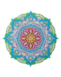 Weltbild Dřevěné puzzle Mandala, 204 dílků