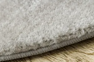 Koberec VISCO strieborný kruh