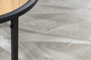 Koberec VISCO strieborný kruh
