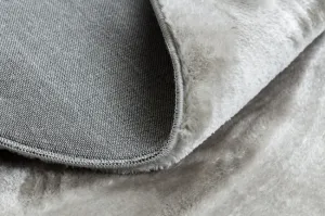 Koberec VISCO strieborný kruh