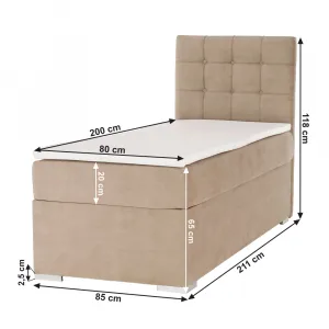 Boxspringová posteľ DARINA 80 Tempo Kondela