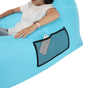 Nafukovací sedací vak LEBAG Tempo Kondela Modrá