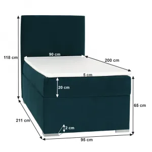 Boxspringová posteľ SEEMA 90 Tempo Kondela