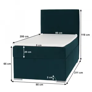 Boxspringová posteľ SEEMA 80 Tempo Kondela