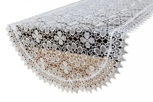 DomTextilu OvalnýkrajkovýobrusbielejfarbyŠírka:60cm|Dĺžka:120cm 49786_104414 biela