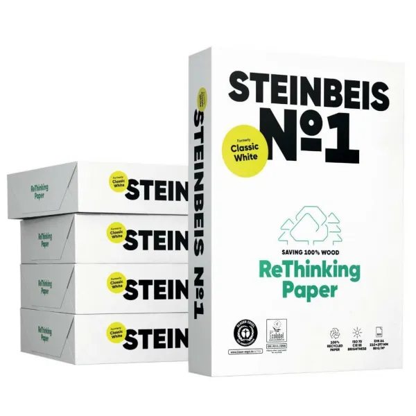 Kopírovací papier Steinbeis №1recyklovaný A4, 80g CIE 55