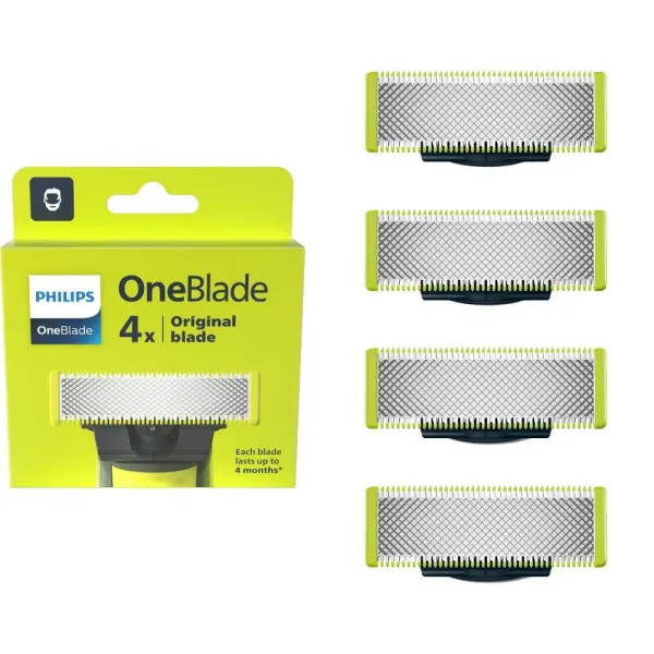 Philips OneBlade QP240/50 náhradné žiletky 4 ks