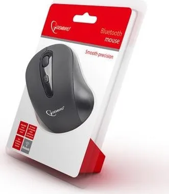 Myš GEMBIRD MUSWB2 Bluetooth, USB, čierna