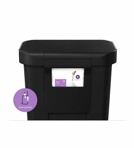Simplehuman CW1385CB 45 l čierny plast / nerezová oceľ