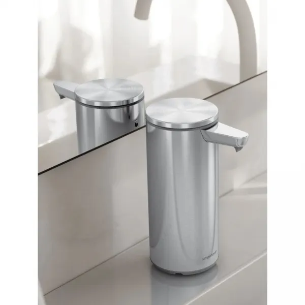 Simplehuman 266ml - kefovaná oceľ - Bezdotykový dávkovač mýdla