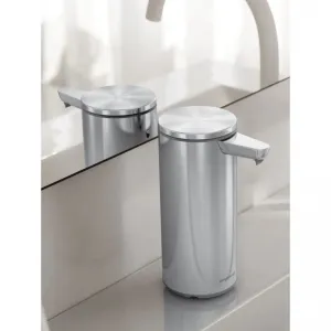 Simplehuman 266ml - kefovaná oceľ - Bezdotykový dávkovač mýdla