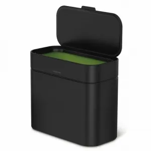 Simplehuman Kôš pre kompostovateľný odpad 4 l, čierna