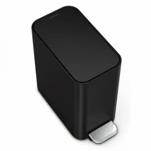 Simplehuman Úzky pedálový kôš 5 l, čierna
