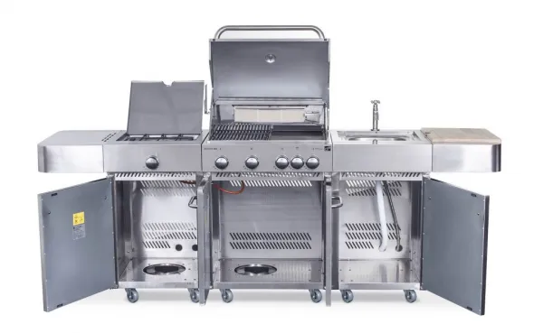 Plynový gril G21 Arizona, BBQ kuchyne Premium Line 6 horákov