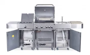 Plynový gril G21 Arizona, BBQ kuchyne Premium Line 6 horákov