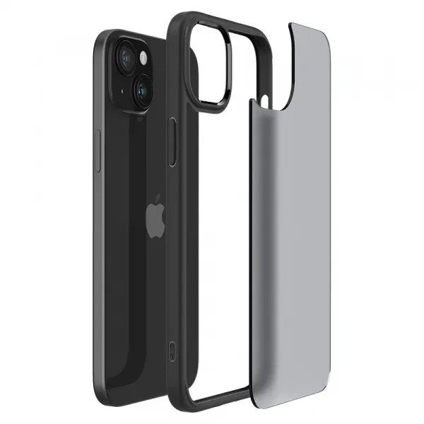 Spigen Ultra hybrid kryt na mobil, iPhone 15, frost black