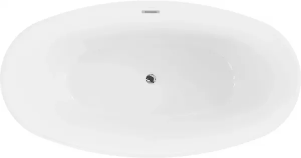MEXEN - ERIS voľne stojaca vaňa 180x80 cm biela bez krytky prepadu a zátky 53441808000-SS