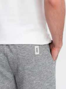 Jedinečné kraťasy pre pánov šedé
