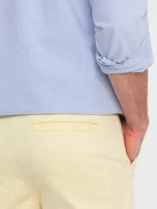 Pánske štýlové kraťasy žlté