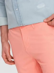 Pánske štýlové kraťasy lososové