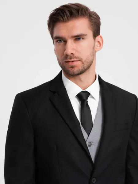 Trendy sako pre pánov čierne